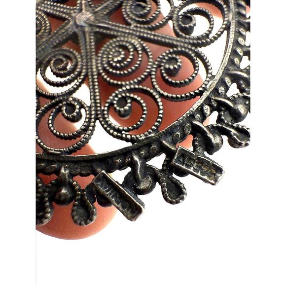 olesølje  Solje Norweigian Silver Brooch Norway by Finn Jensen - Picture 7 of 10